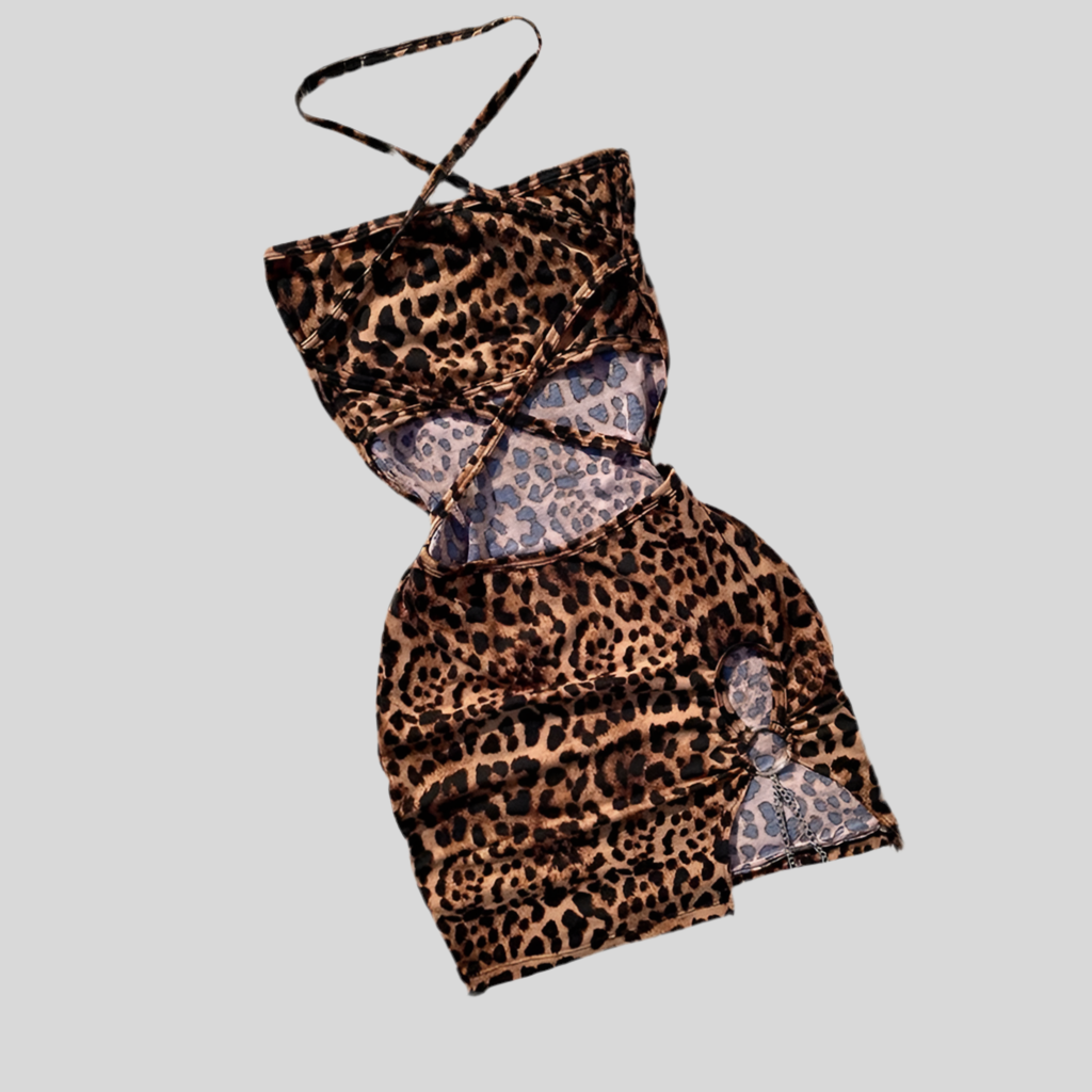 Vestito Leopard