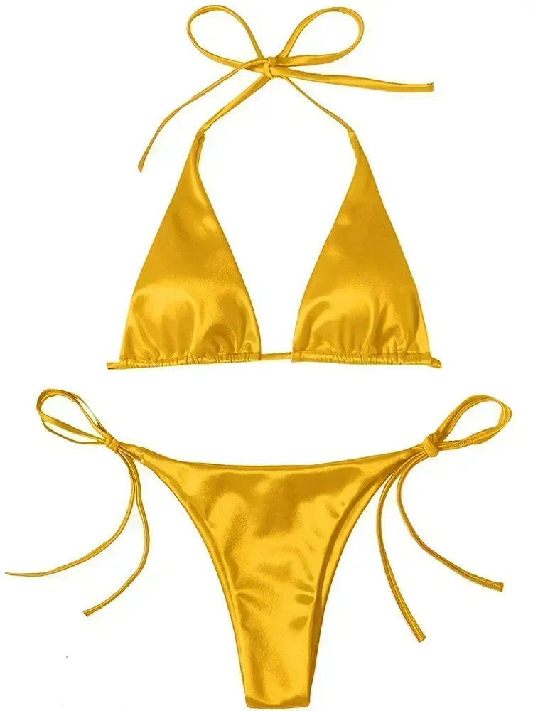 Bikini metallic