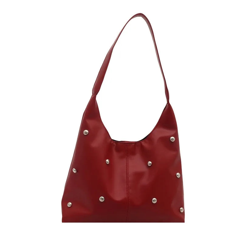 High-quality Large-capacity Bag for Women New 2025 College Student Single-shoulder Bag Classes Niche Design Commuting Tote Bag