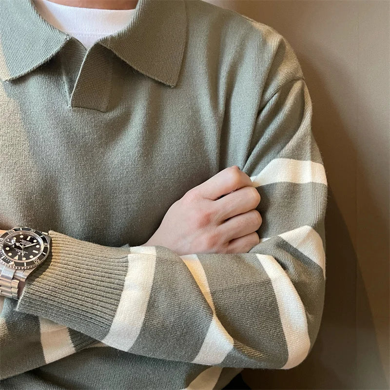 Pullover A Righe Men