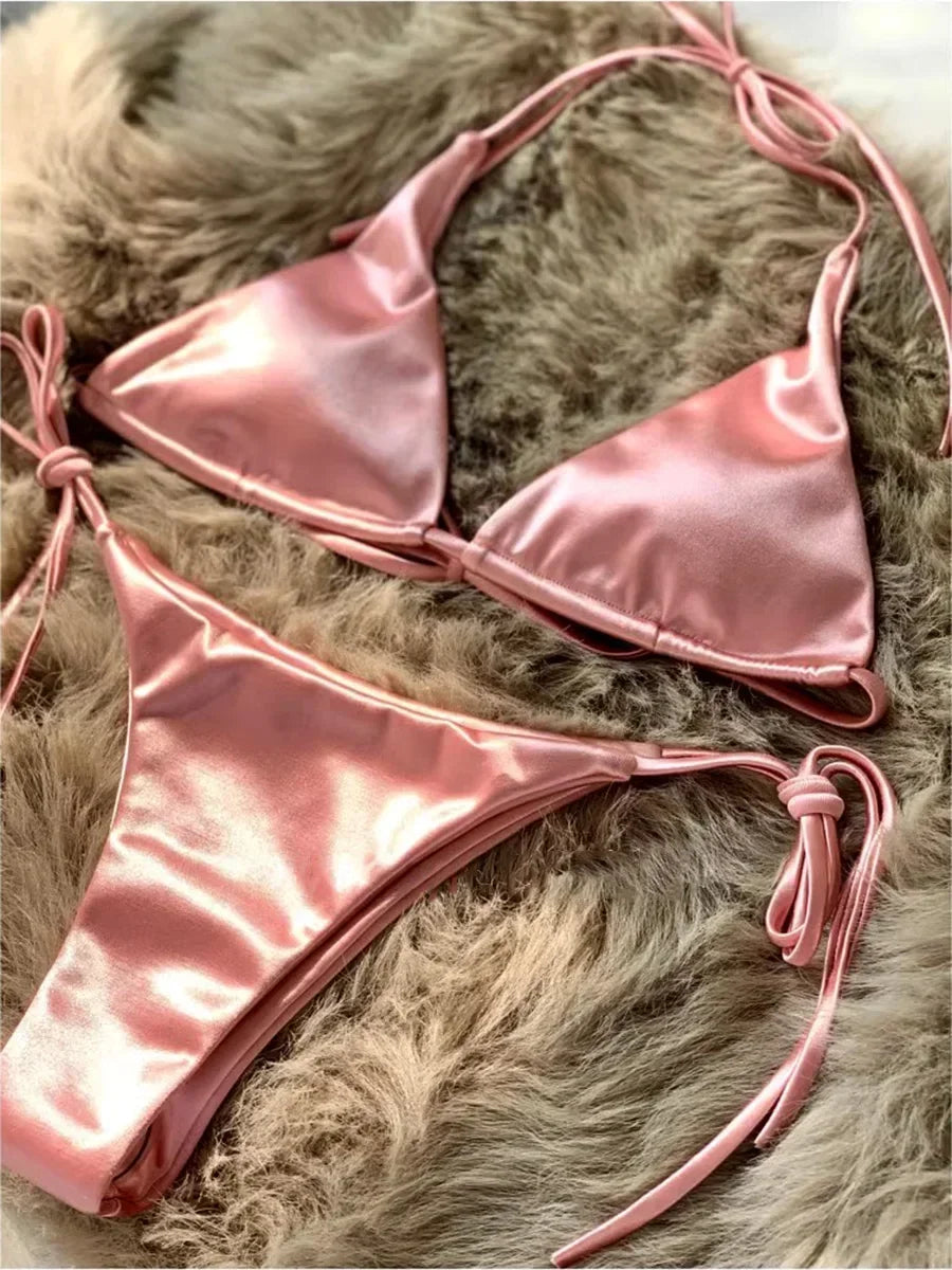 Bikini metallic