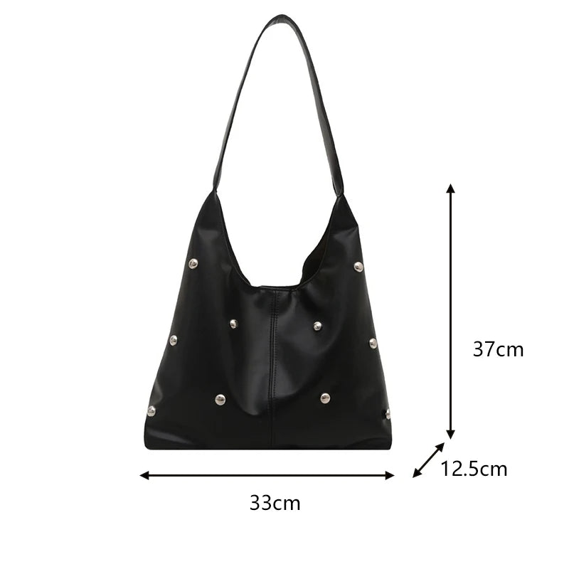 High-quality Large-capacity Bag for Women New 2025 College Student Single-shoulder Bag Classes Niche Design Commuting Tote Bag