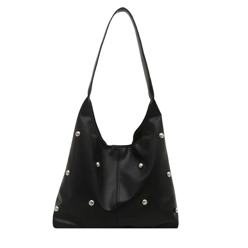 High-quality Large-capacity Bag for Women New 2025 College Student Single-shoulder Bag Classes Niche Design Commuting Tote Bag