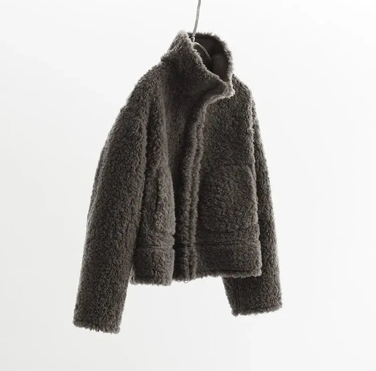 Giacca Teddy Lana