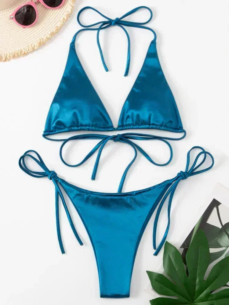 Bikini metallic