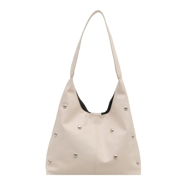 High-quality Large-capacity Bag for Women New 2025 College Student Single-shoulder Bag Classes Niche Design Commuting Tote Bag