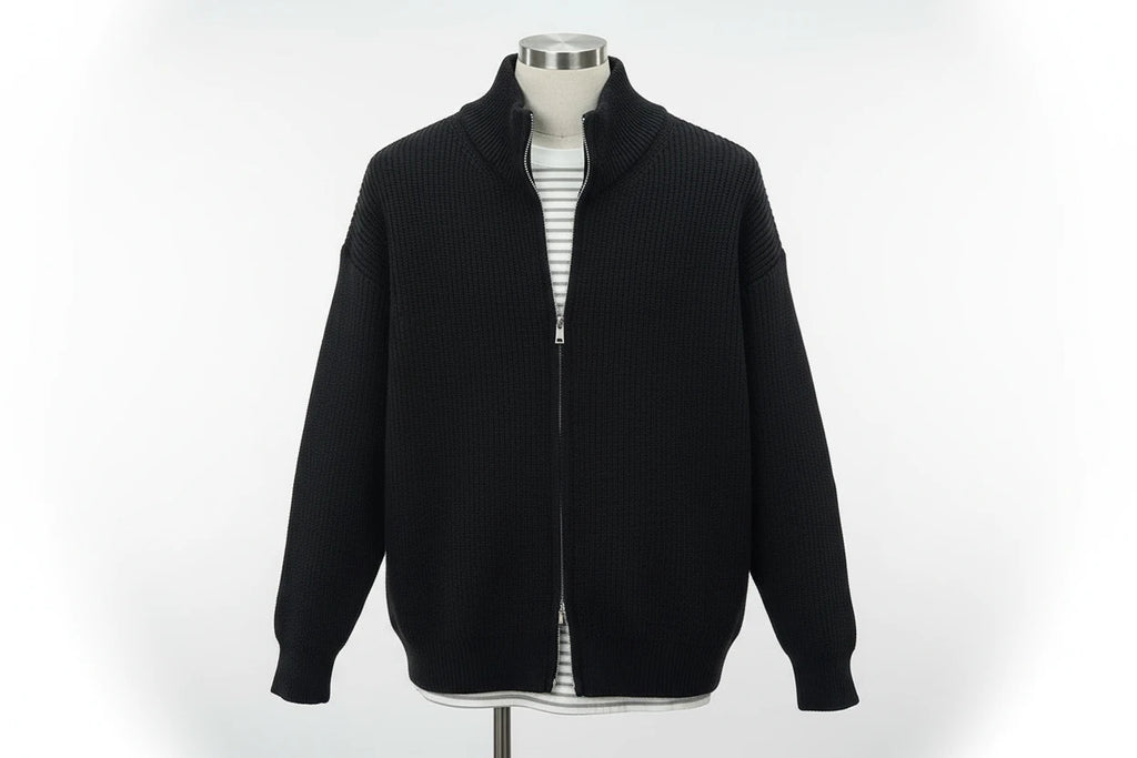 Cardigan Con Zip Popular