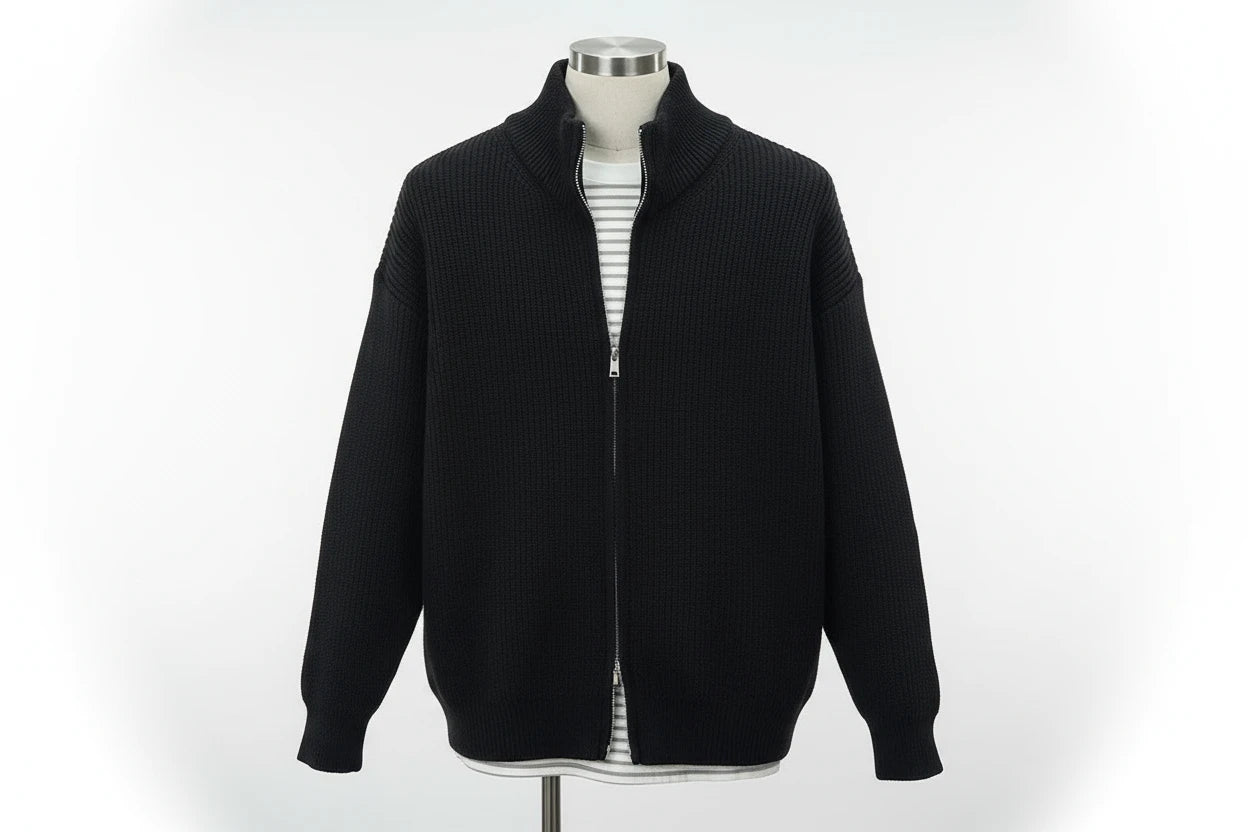 Cardigan Con Zip Popular