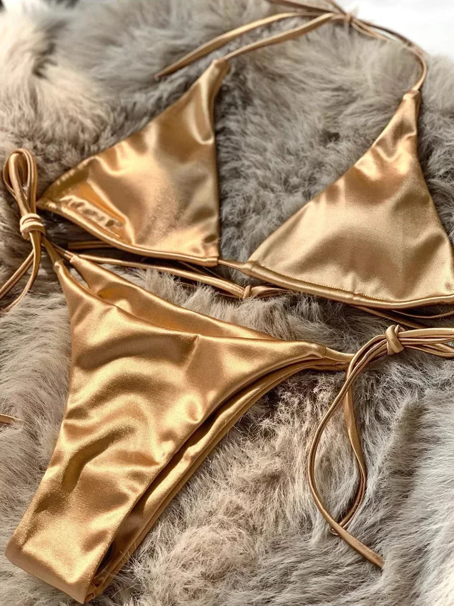 Bikini metallic