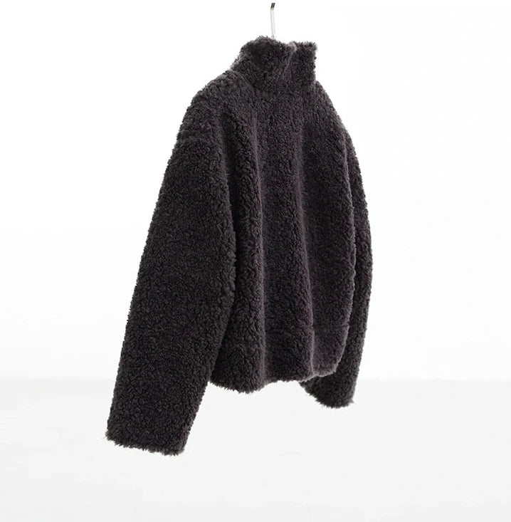 Giacca Teddy Lana