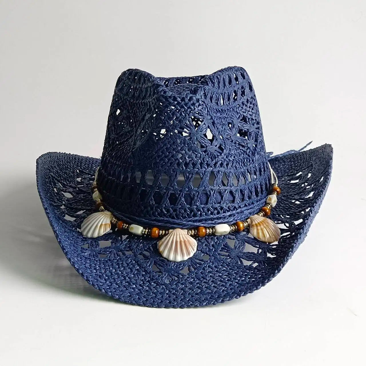 Cappello Di Paglia Con Conchiglie