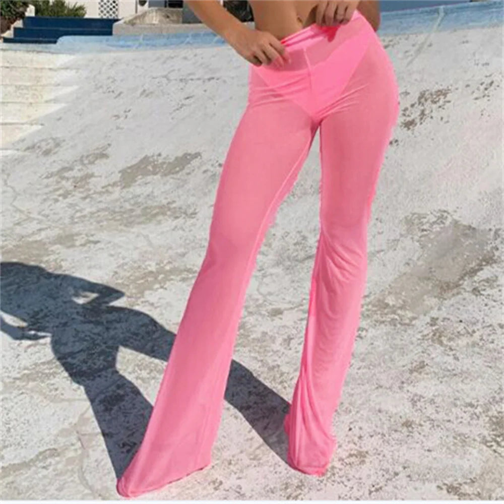 Pantalone trasparente