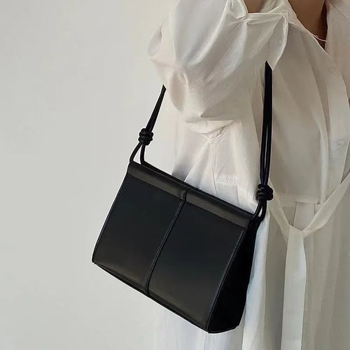 2025 Niche Design New Women's Bags Height Texture Ins Korean Style Cold Style Underarm Bag Women Square Sling Bag Shoulder Bag