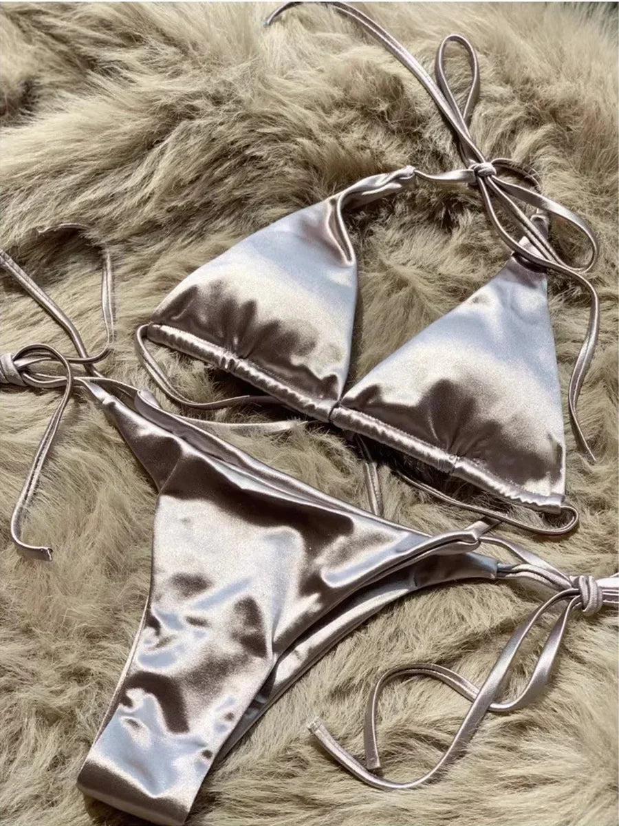 Bikini metallic