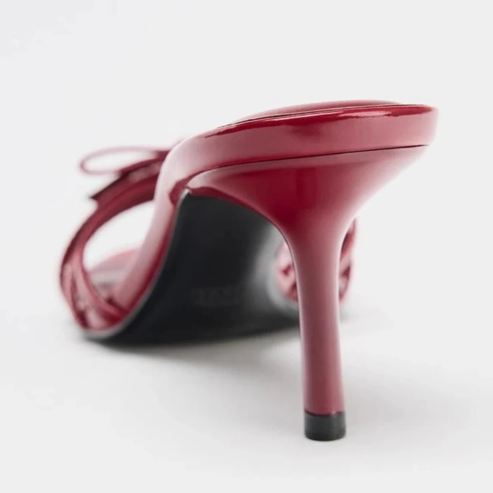 Women High Heels Slippers Elegant Heeled Sandals Woman Shoes Summer Stilettos Pumps 2025 Brand New Dress Chaussures Femme