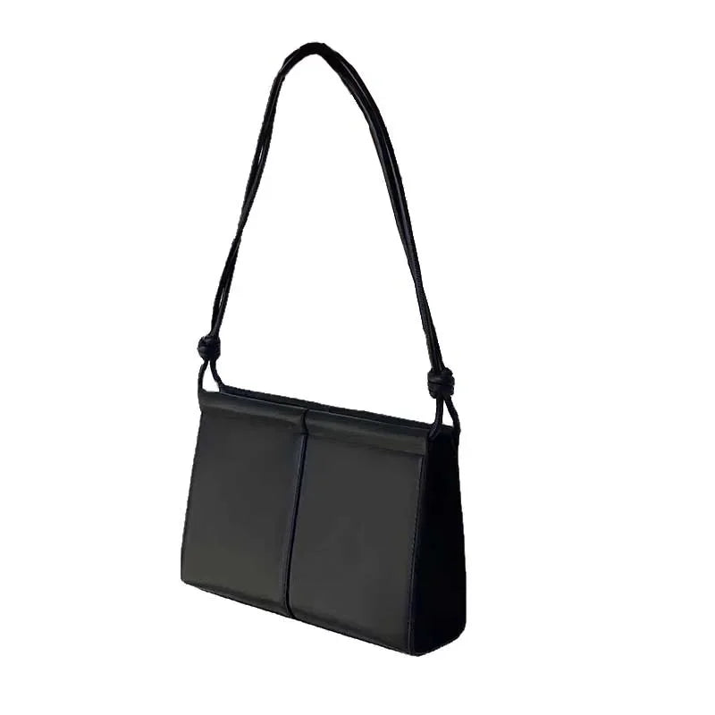 2025 Niche Design New Women's Bags Height Texture Ins Korean Style Cold Style Underarm Bag Women Square Sling Bag Shoulder Bag