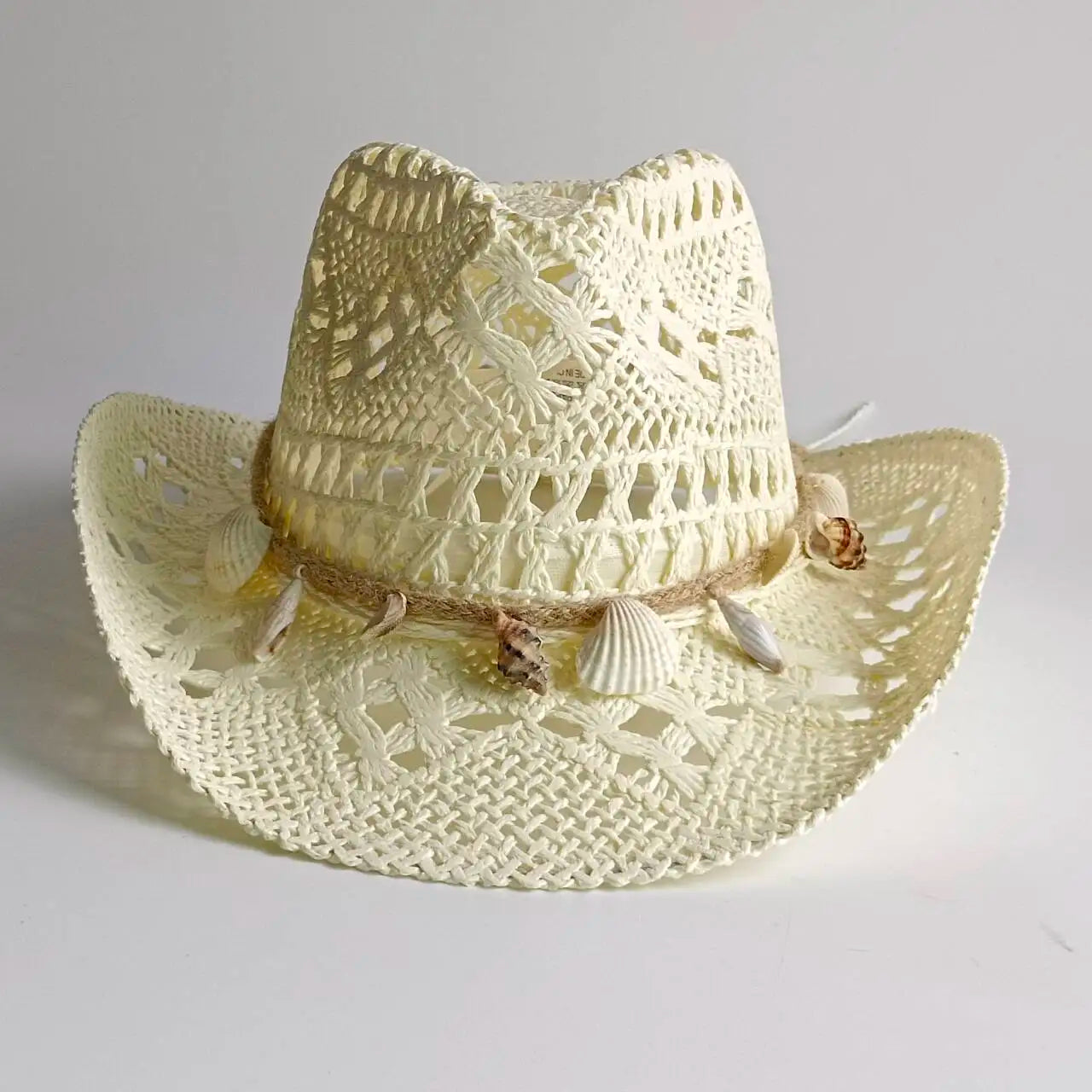 Cappello Di Paglia Con Conchiglie