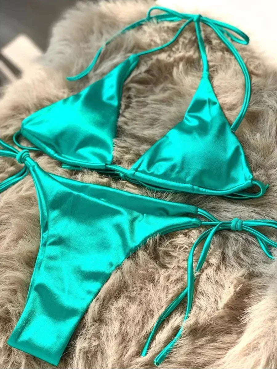 Bikini metallic