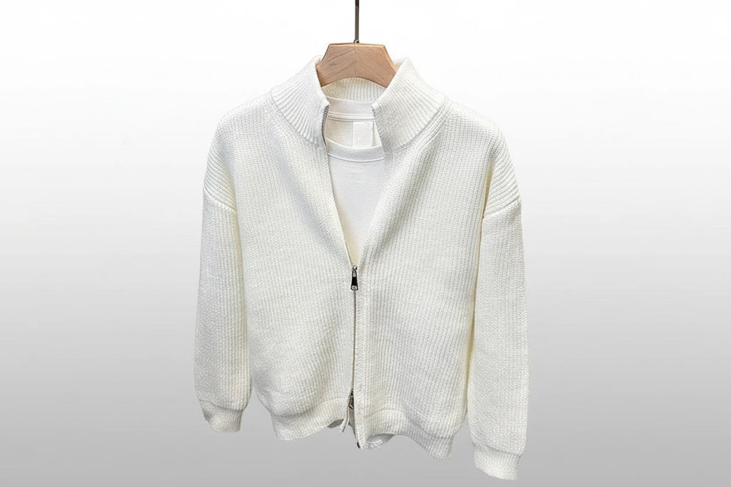 Cardigan Con Zip Popular