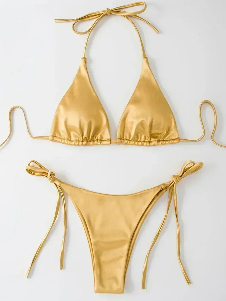 Bikini metallic
